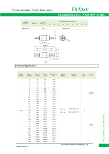 Fusibles à haut rendement VRH 500V AC/DC standard UL248 avec fusibles de protection pour semi-conducteurs à faible perte de watts - Product Image 3