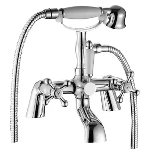 Traditionele Eengreeps Wastafelmengkraan Badkamer Bad Filler Douche Kranen