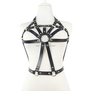 SacKnove 50202 nouvelle femme érotique marchandises Pu huile bord mode ceinture érotique Lingerie <span class=keywords><strong>tentation</strong></span> jouet sexuel Bondage Sm harnais - Product Image 4