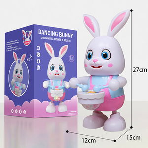 Conejo <span class=keywords><strong>de</strong></span> Dibujos Animados MILI, Baila y Canta, Conejito Electrónico Musical, Animal que Toca el Tambor con Luces LED, Lindo Juguete Eléctrico <span class=keywords><strong>para</strong></span> Mascotas, Regalo <span class=keywords><strong>de</strong></span> Cumpleaños <span class=keywords><strong>para</strong></span> Niños - Product Image 6