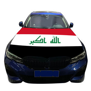 Couverture <span class=keywords><strong>de</strong></span> capot <span class=keywords><strong>de</strong></span> voiture nationale abordable drapeau Irak couverture <span class=keywords><strong>de</strong></span> moteur <span class=keywords><strong>de</strong></span> voiture drapeau vente directe d'usine tissu polyester - Product Image 4
