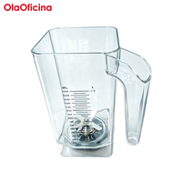 Wadah Pengganti Blender Komersial, Cangkir Blender Transparan, Aksesoris Cadangan untuk Blender Smoothie dan Pengolah Makanan