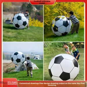 Balones Inflables Personalizados con Impresión UV, Modelos de Baloncesto y Fútbol con Temática de Clubes de la Liga Escocesa, Accesorios Deportivos Gigantes para Exteriores - Product Image 4