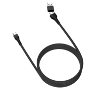 Câble de charge magnétique USB-C vers C 65W auto-organisé LOGO, USB A vers Type-C 3 en 1, câble de charge magnétique multi-USB, gaine en nylon