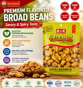 Snacks de Habas Crujientes con Sabor OEM, Habas Dulces y Picantes Listas para Comer - Product Image 1