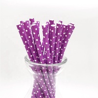 Pailles en papier multicolores de qualité alimentaire, écologiques, entièrement biodégradables, jetables, de qualité supérieure, pour les fêtes