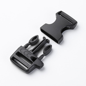 Hebilla de liberación lateral de plástico negro ajustable para bolsos, duradera y resistente al desgaste J1204 25 - Product Image 3