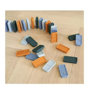 Blocchi educativi in Silicone SET <span class=keywords><strong>Domino</strong></span> giocattolo per bambini da 0 a 4 anni e da 5 a 7 anni - Product Image 6