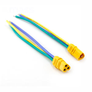 Amass MT30 Stecker auf Buchse Verbindungskabel 16AWG 10CM MT30-<span class=keywords><strong>M</strong></span> MT30-F zu Offenen Enden Pigtail-Kabel - Product Image 2