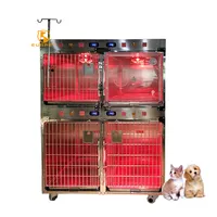 EURPET profesyonel veteriner ekipmanları üretim hayvan kullanımı 304 paslanmaz çelik köpek kulübesi köpek veteriner ICU kafes