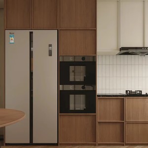 Custom moderno stile americano antico in legno massello di lusso luce armadio <span class=keywords><strong>cucina</strong></span> casa di alta qualità - Product Image 4