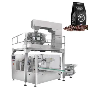 Automatic Stand Up Pouch Chili Condiments Chilli Spice Powder Packing Machine For Pre-made Bag