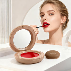 Haute coréenne chimique lèvre joue teinte baume multi-usage finition rosée voyage crème pour les lèvres huile hydratante marque privée beauté boîte à fleurs - Product Image 2