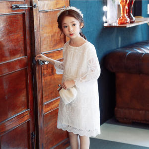 Robes d'été fantaisie à manches longues pour filles, en coton, pour enfants, pour fêtes, achat en gros en ligne depuis la Chine - Product Image 4