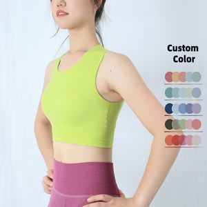 ARLAN - Camiseta sin Mangas al por Mayor con Relleno en el Pecho, Elástica, con Hilo Roscado, Estiramiento en Cuatro Direcciones, Ropa de Yoga, Tops Deportivos para Gimnasio - Product Image 3