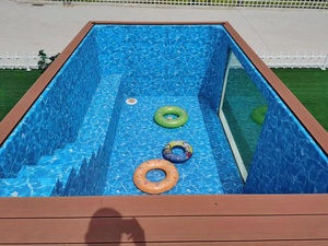 <span class=keywords><strong>Piscine</strong></span> Conteneur Moderne à Cadre en Acier Durable, Respirante, de Taille et Couleur Personnalisables, pour Usage Domestique - Product Image 5