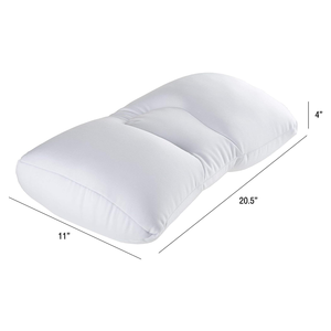 <span class=keywords><strong>Almohada</strong></span> <span class=keywords><strong>de</strong></span> Soporte Premium para Cama, Viajes, Cuello y Hombros, Rellena <span class=keywords><strong>de</strong></span> Perlas <span class=keywords><strong>de</strong></span> Poliéster Blanco <span class=keywords><strong>de</strong></span> Alta Densidad, Moldeable, para un Sueño Reparador - Product Image 3