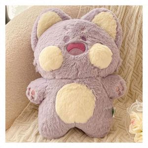 Premium Quality Black Cat Anime Plush <b>Toy</b> Custom Zipper <b>Stuffed</b> Animal Anxiety Relief Hug Gift Custom Big Plush <b>Toy</b> Manufacture - Product Image 2