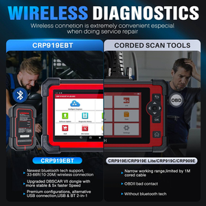 हॉट सेलिंग मूल लॉन्च x431 cp 919 ई बेतार ऑटो डायग्नोस्टिक टूल मशीन द्वि-दिशात्मक एब्स 2 साल मुफ्त अपडेट कारें - Product Image 4
