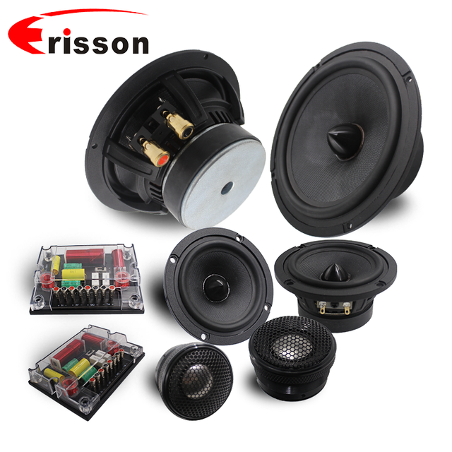 ERISSON 2" Silk Dome Tweeter 6.5 Inch Speaker 3-way Car Component Speakers