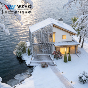 Fireproof Prefabricated Light Steel Structure <b>Villa</b> Insulated Panel for Modern Office Building & Apartment Customized ISO 9001 - Product Image 1