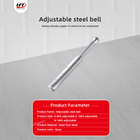Clubs indiens de cloche de masse réglable en acier chromé de haute qualité pour la musculation-accessoire d'équipement de fitness