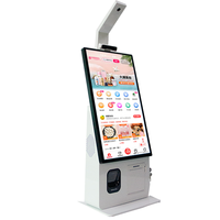 Kiosco POS de Autoservicio con Pantalla Táctil Capacitiva de 21.5/24/27/32/43 Pulgadas, Lector de Tarjetas NFC, Impresora Térmica de 80 mm, Wi-Fi 6, Bluetooth 5.2