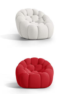 Ensemble Canapé Compressé de Designer Minimaliste Nordique Rochefort, Mobilier Personnalisé pour Villa, Idéal pour une ou Trois Personnes - Product Image 5