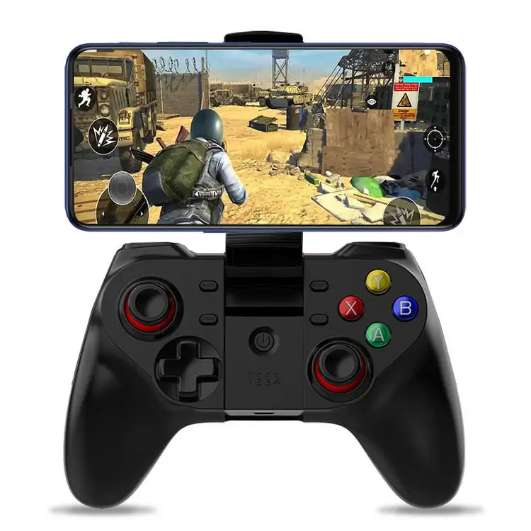 BT Wireless Mobile Phone Gamepad Joystick Android TV Box Smart Phone Game Controller For PUBG LOL Free Fire PC