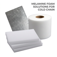 Noyau en mousse de mélamine ignifuge de qualité B1 pour panneaux d'isolation composites en aluminium