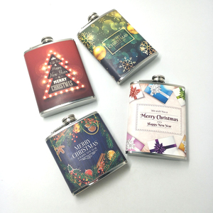 6oz 8oz tùy chỉnh Laser khắc logo 304 thép không gỉ da bọc <span class=keywords><strong>Hip</strong></span> Flask cho rượu Hộp Quà Tặng đóng gói cho cắm trại ngoài trời - Product Image 5