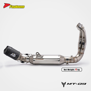 Système d'échappement de <span class=keywords><strong>moto</strong></span> en fibre de carbone véritable, prix de gros Forsound Factory, silencieux MotoGP, système complet pour Yamaha MT09 - Product Image 2