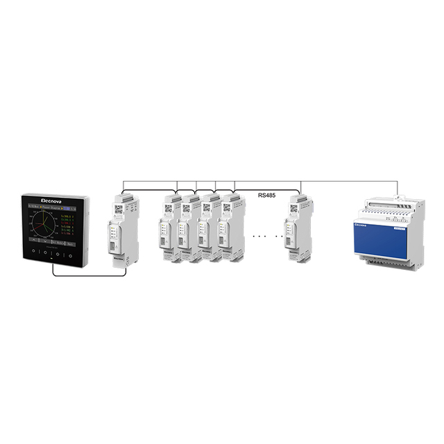 Remote Monitoring Control 3 Phase Data Acquisition Multi Channel Energy Meter
