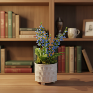 ต้นไม้ประดิษฐ์แบบเลื้อยในกระถาง ใบไม้ร่วงห้อยลงมา ก้านยืดหยุ่น เหมาะสำหรับตกแต่งชั้นวางหนังสือ มุมผนัง แขวนผนัง ตกแต่งบ้าน และกั้นห้อง - Product Image 5