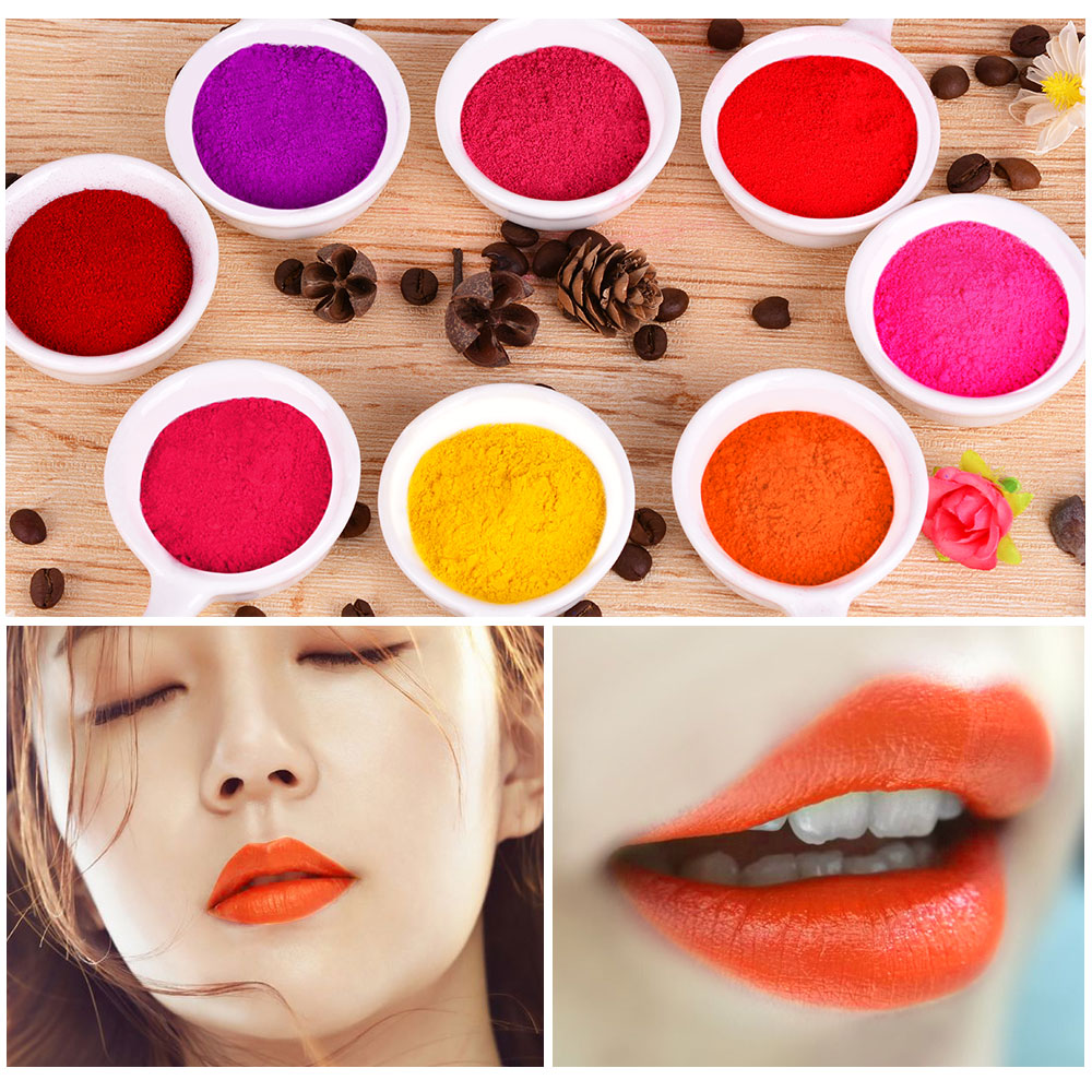 38-65 farben Pigment Pulver für Diy Lip Gloss Material Lip Glasur Pigment für DIY Lipgloss, Der Kit Lange anhaltende Lippen Make-Up