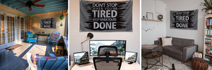 Don't Stop When You're Tired Flag 3x5 ft for Room College Dorm <b>Bedroom</b> Living Room Wall Tapestry Decor - Product Image 6