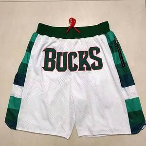 Celana Pendek Basket Pria Model Hip Hop Bahan Mesh Bernapas untuk Lari, Gym, Retro, Semua Tim, Bordir Berkualitas Tinggi - Product Image 1