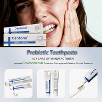 Dentifrice probiotique saveur menthe de haute qualité sans fluorure pour sensible et gingivite