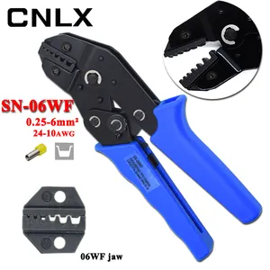 CNLX SN-06WF 0.25-6mm2 Pince À Sertir pour Fin-manches Câble Pince De Verrouillage de Presse À Sertir Outil