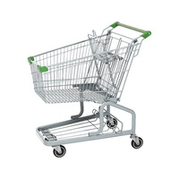 Chariot portatif de main de maille légère de haute qualité pour des achats de supermarché commode