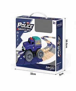Novedad divertida juguetes para niños <span class=keywords><strong>2023</strong></span> coche eléctrico policía carril eléctrico montaje de pista de coche para la venta - Product Image 6