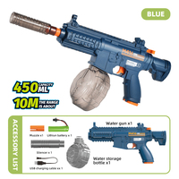 Pistolet à eau électrique M416 Scorpion, tir continu à grande vitesse, absorption automatique, pistolets à eau pour enfants et adultes, été, plastique