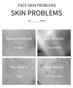 Ovilz Fabrikpreis Bio Grüner Tee Gesichtsmaske Tiefenhydrierende Baumwoll Gesichts Feuchtigkeitspflege Botanische Pflegemasken - Product Image 2