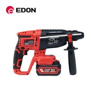 Perceuse sans fil rotative EDON Concrete Portable 21V à batterie, 1400 tr/min, avec fonction marteau