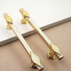 Nuova Maniglia <span class=keywords><strong>per</strong></span> Armadio in Lega di Alluminio di Lusso, Maniglia Bicolore <span class=keywords><strong>per</strong></span> <span class=keywords><strong>Cassetti</strong></span> e Mobili HY-B002 - Product Image 3