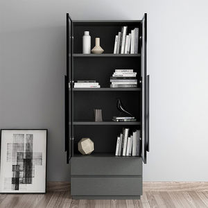 Libreria moderna semplice scandinavo piccola casa camera da letto porta in vetro studio libreria Storage Office libreria classificatore - Product Image 3