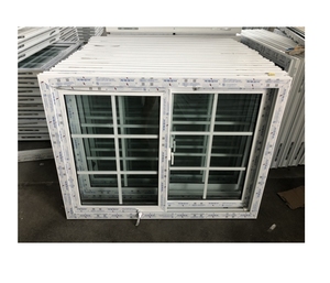 American NFRC Certificates Low E Tempered Double Glazed Single Hung Double Hung UPVC Vertical Sliding Windows - Product Image 1