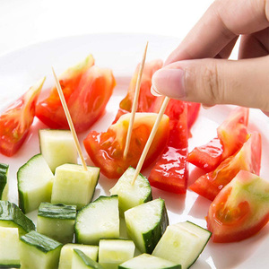 100 pcs Fornitori Prezzo A Buon Mercato All'ingrosso <span class=keywords><strong>di</strong></span> Bambù Stuzzicadenti - Product Image 5