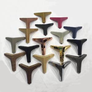 Meubles Accessoires Foshan Industrie Outlet Or Métal Fer <span class=keywords><strong>Bulle</strong></span> Wrap Métal Canapé Jambes Inoxydable Machine de Fabrication Canapé Pieds - Product Image 1