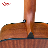 Wholesale Price Aiersi Brand Cutaway Dreadnought 41 Inch Acoustic Guitar Custom Logo OEM ODM Folk Musical Instrument